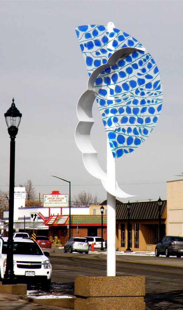 Cloud Tree by Barbara Baer is part of Downtown Greeley's Uptown Trees Project