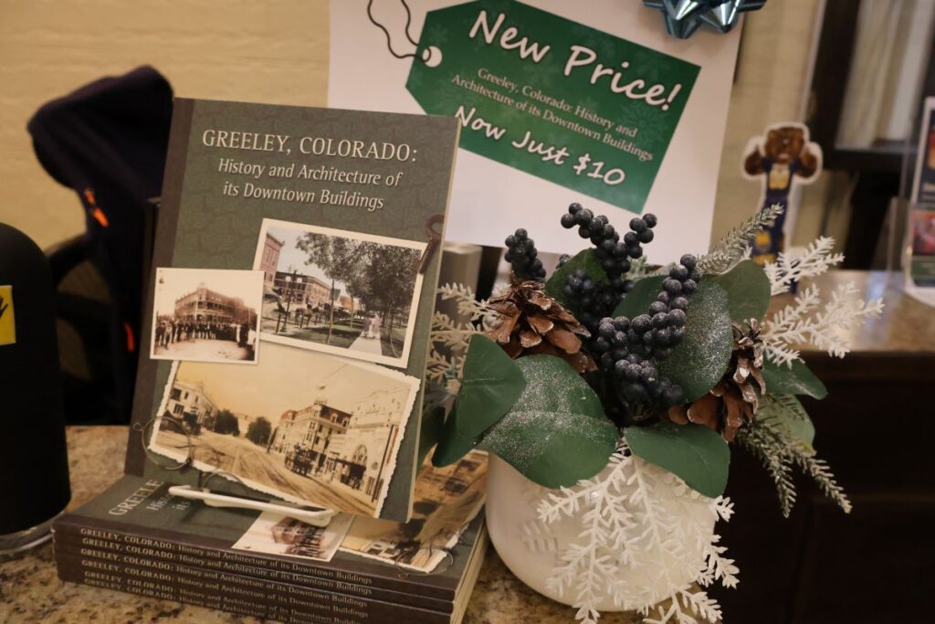 Photo of a book about Greeley, Colorado.